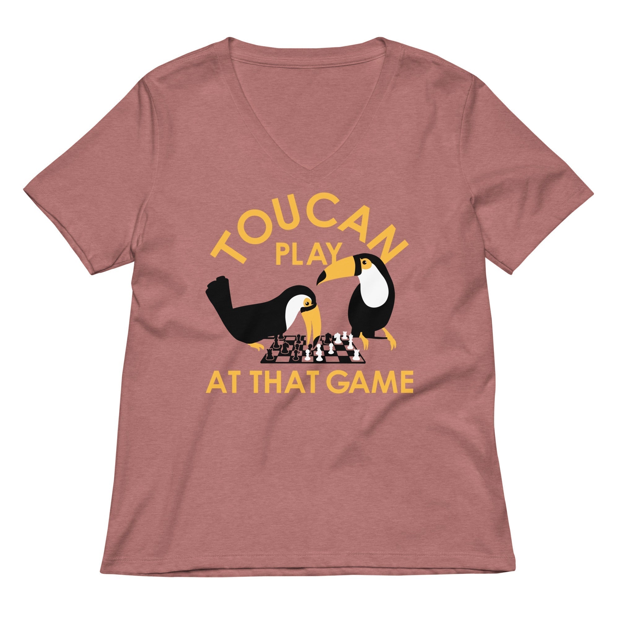 Toucan Play At That Game Women's V-Neck Tee Hoodie, Sweatshirt | PureTeeCo.com (Image 1)