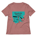 Wonderful Whatsits Women's V-Neck Tee Hoodie, Sweatshirt | PureTeeCo.com (Image 1)