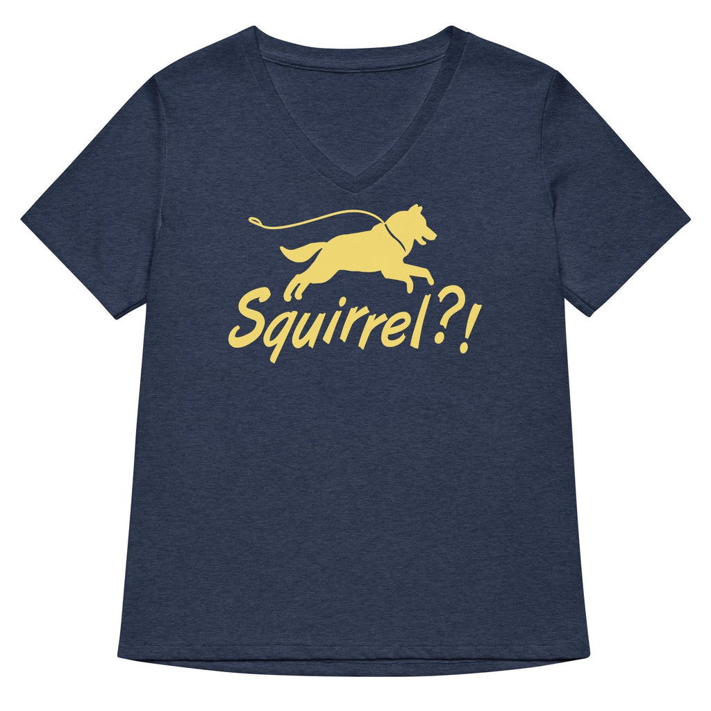 Squirrel?! Women's V-Neck Tee Hoodie, Sweatshirt | PureTeeCo.com (Image 2)