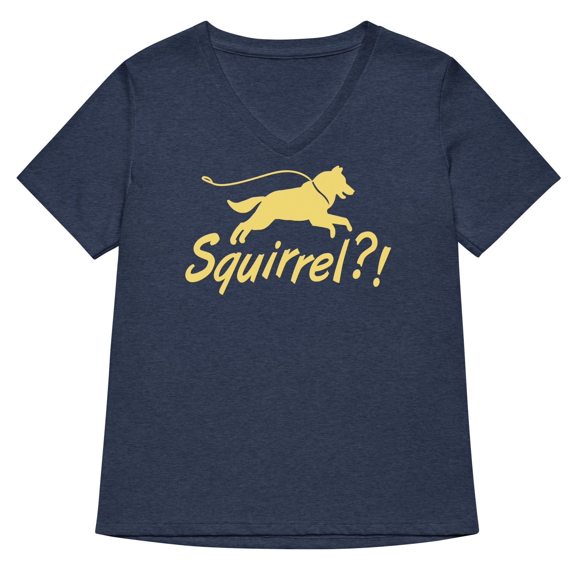 Squirrel?! Women's V-Neck Tee Hoodie, Sweatshirt | PureTeeCo.com (Image 2)