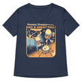 Humpty Dumpty Had A Great Fall Women's V-Neck Tee Hoodie, Sweatshirt | PureTeeCo.com (Image 1)