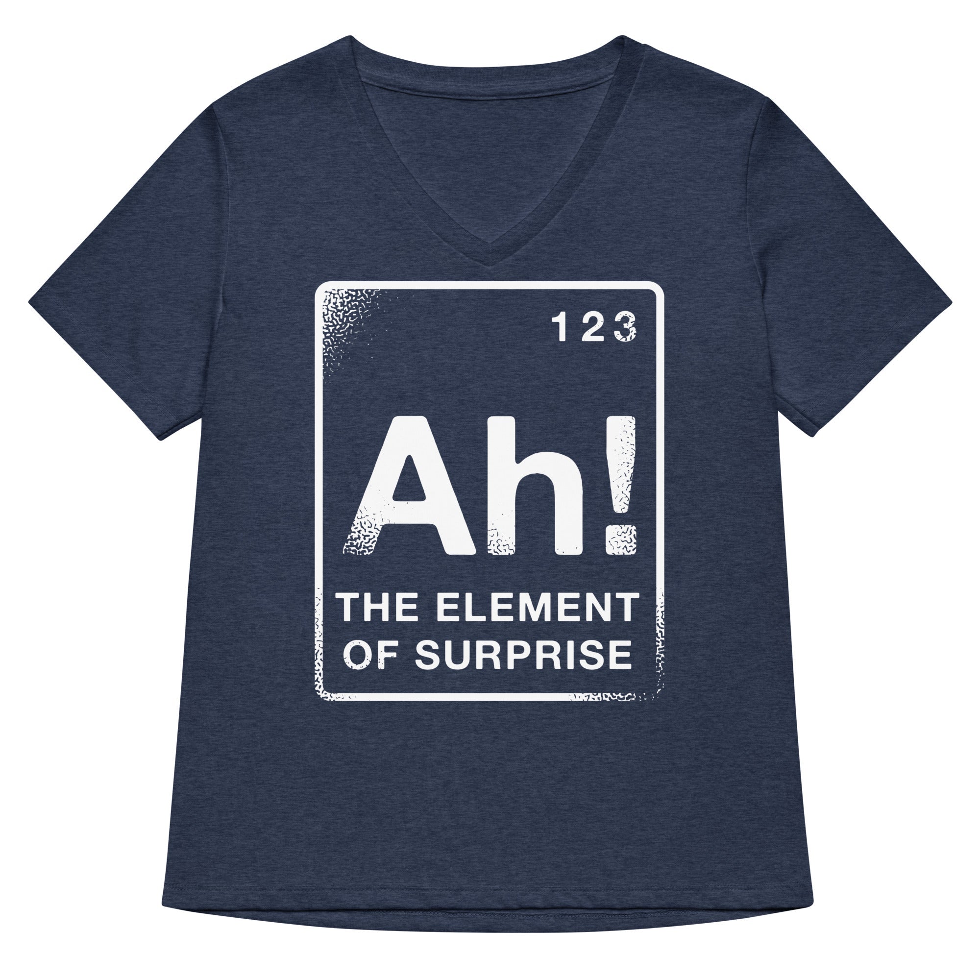 The Element Of Surprise Women's V-Neck Tee Hoodie, Sweatshirt | PureTeeCo.com (Image 2)
