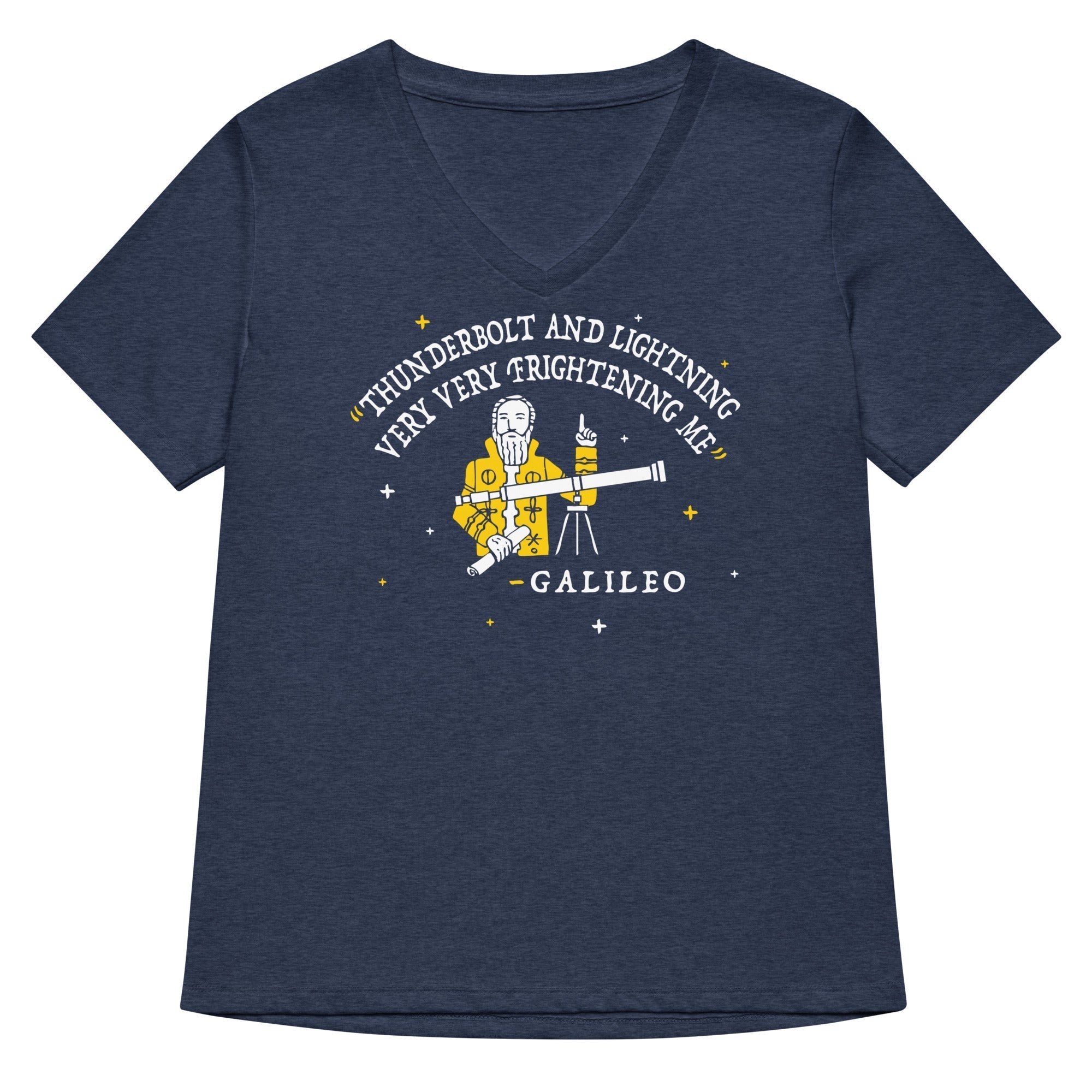 Thunderbolt And Lightning Women's V-Neck Tee Hoodie, Sweatshirt | PureTeeCo.com (Image 2)