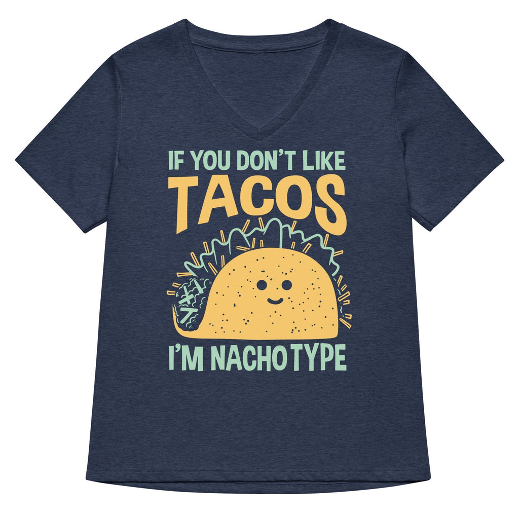 I'm Nacho Type Women's V-Neck Tee Hoodie, Sweatshirt | PureTeeCo.com (Image 2)