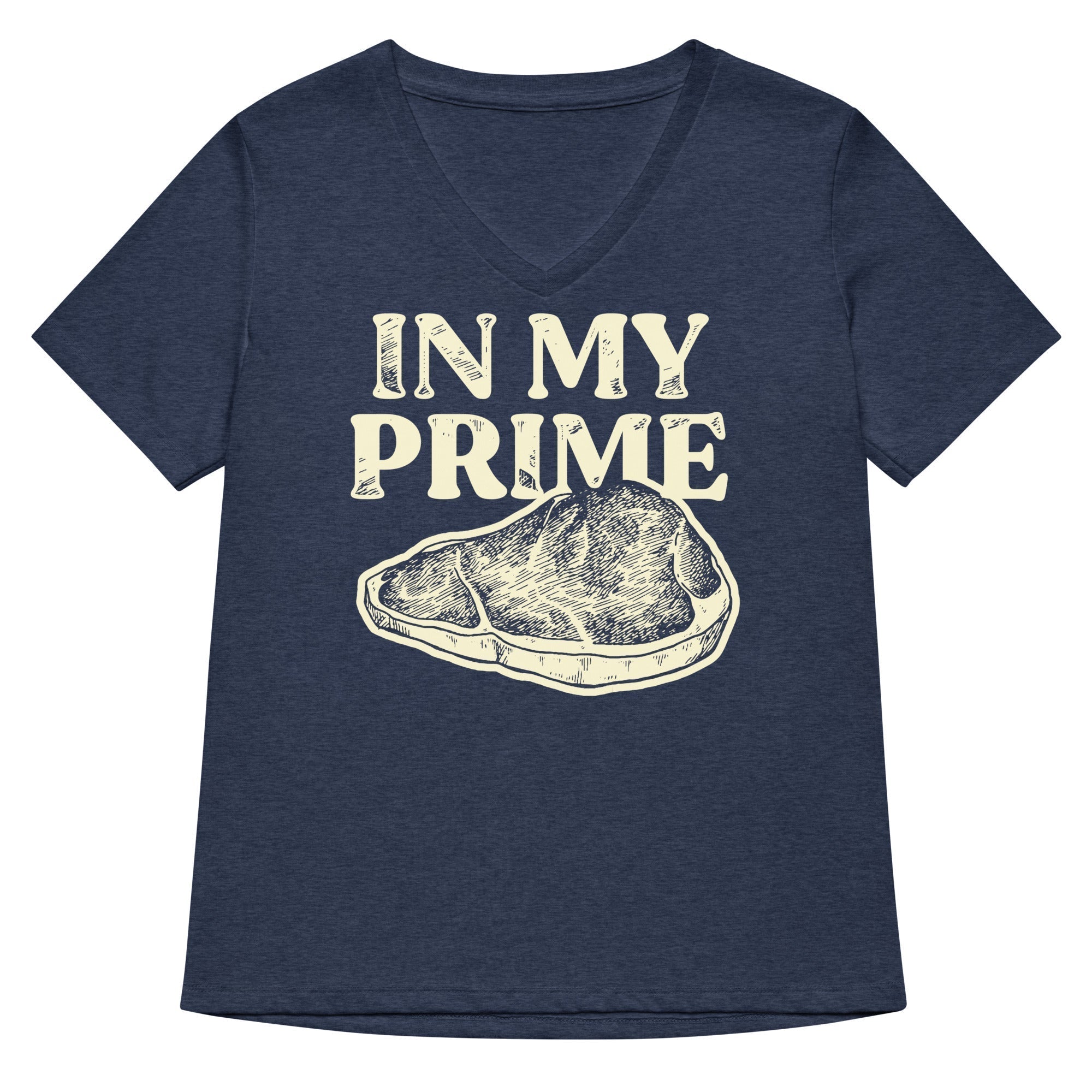 In My Prime Women's V-Neck Tee Hoodie, Sweatshirt | PureTeeCo.com (Image 3)