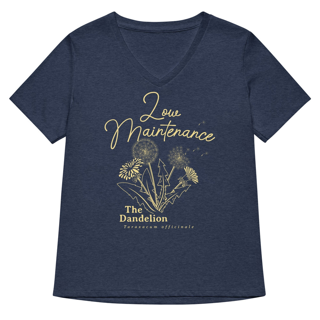 Low Maintenance Women's V-Neck Tee Hoodie, Sweatshirt | PureTeeCo.com (Image 2)