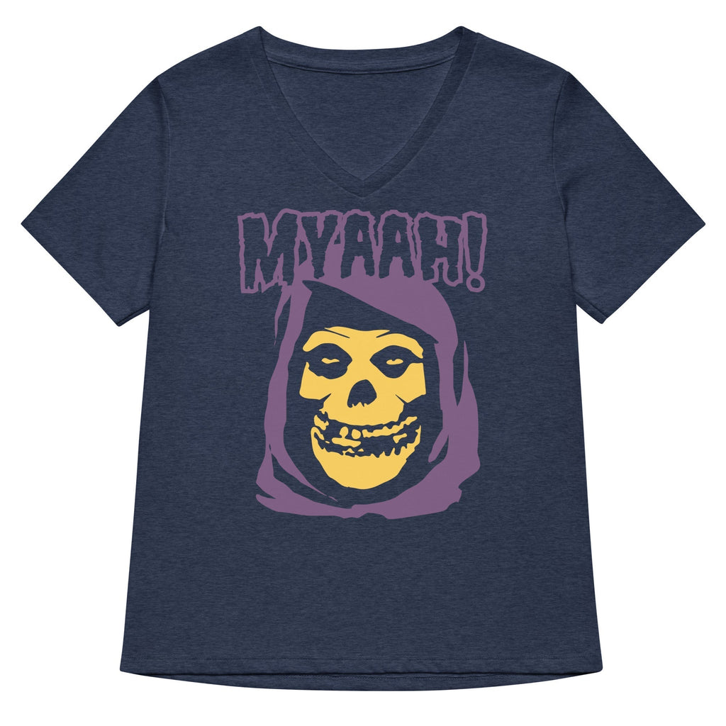 Myaah! Women's V-Neck Tee Hoodie, Sweatshirt | PureTeeCo.com (Image 2)