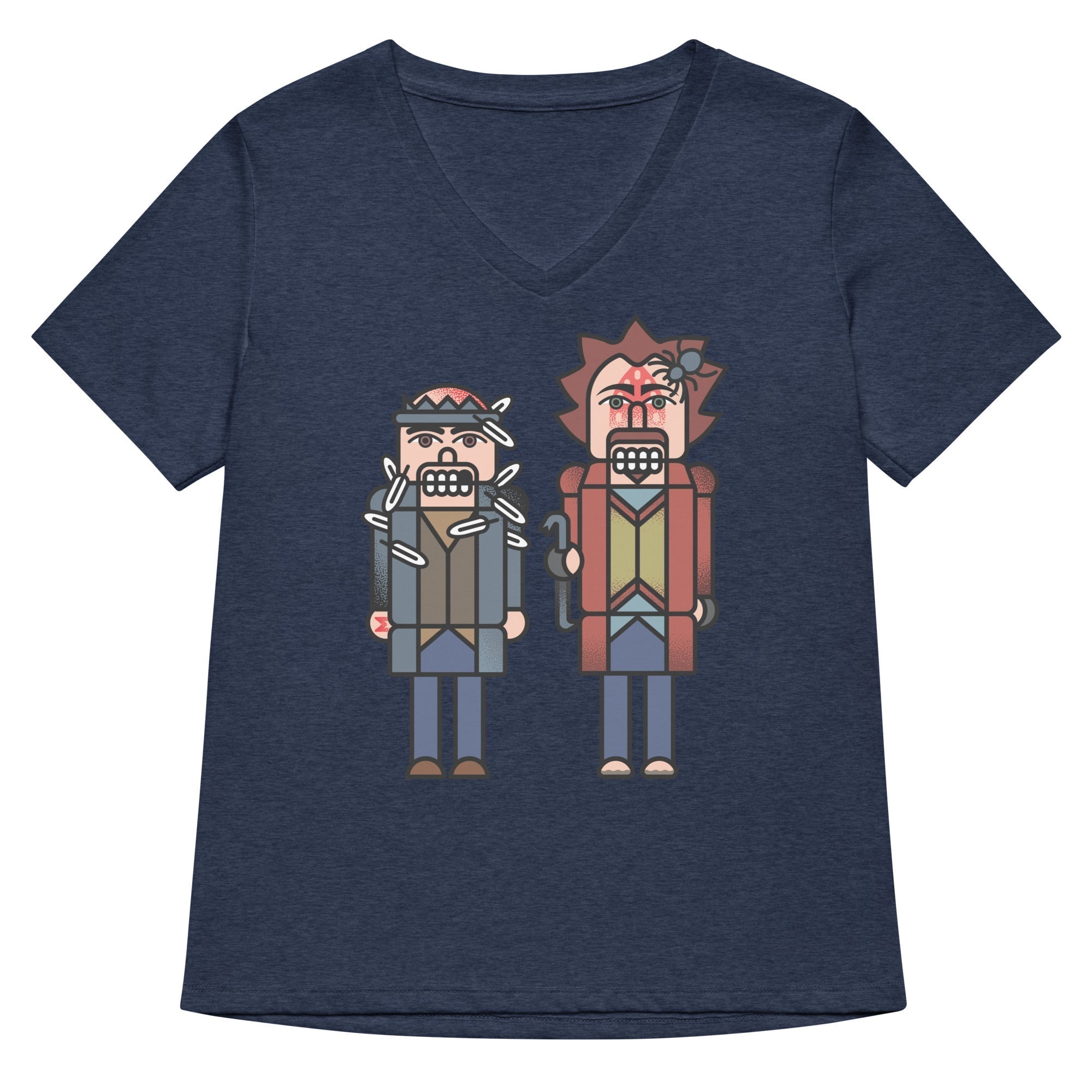 The Nutcrackers Women's V-Neck Tee Hoodie, Sweatshirt | PureTeeCo.com (Image 1)