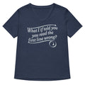 What I If Told You Women's V-Neck Tee Hoodie, Sweatshirt | PureTeeCo.com (Image 1)
