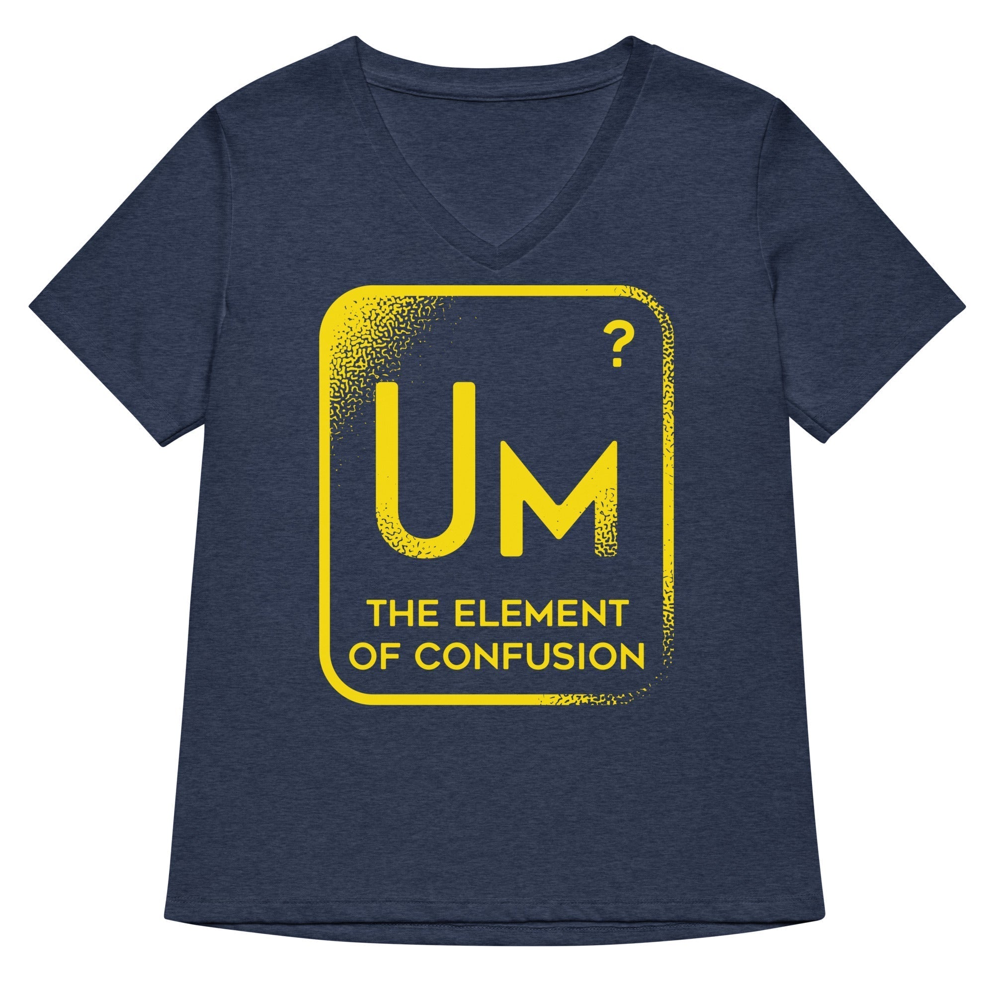 The Element Of Confusion Women's V-Neck Tee Hoodie, Sweatshirt | PureTeeCo.com (Image 1)