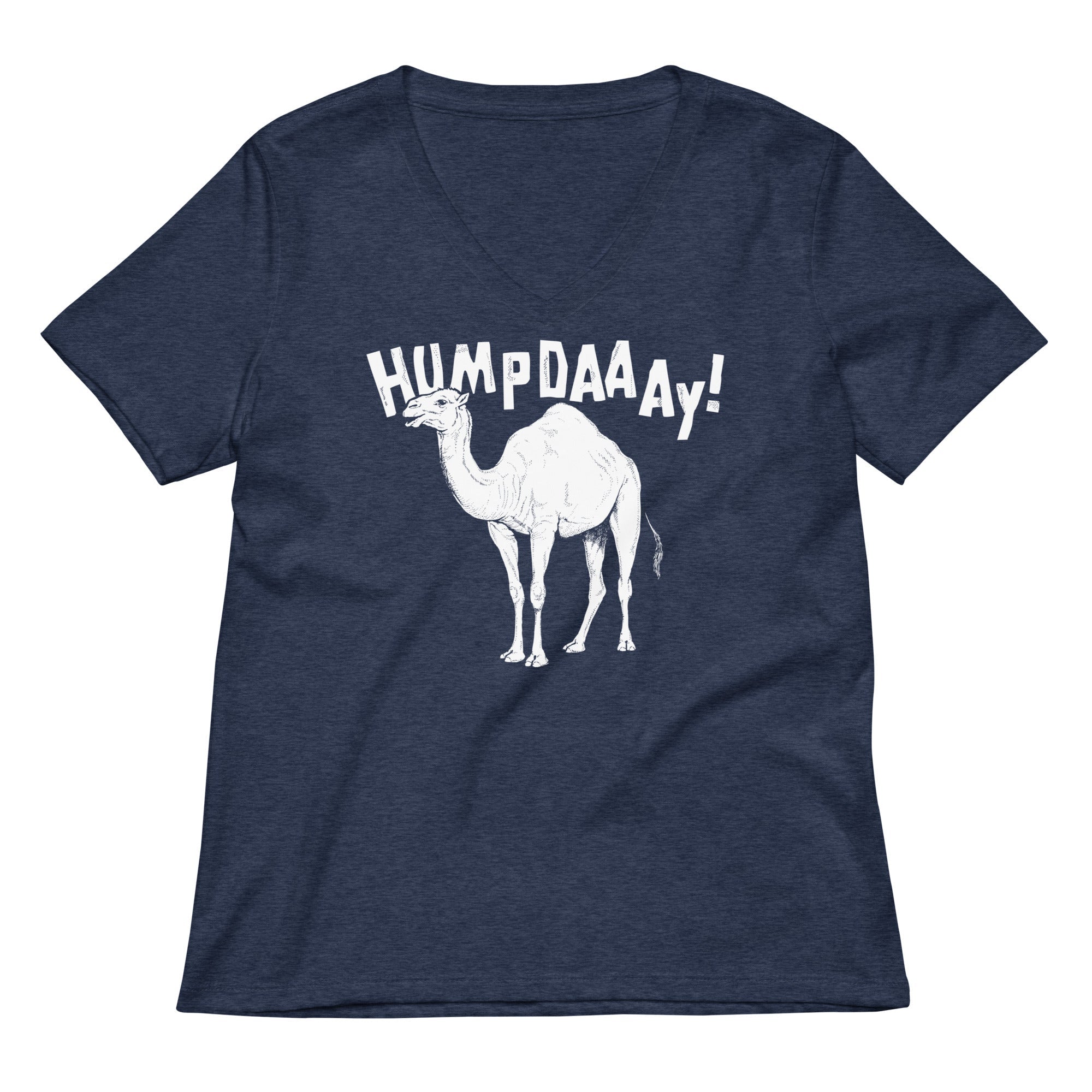 Hump Day! Women's V-Neck Tee Hoodie, Sweatshirt | PureTeeCo.com (Image 3)