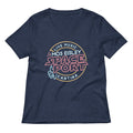 Mos Eisley Space Port Women's V-Neck Tee Hoodie, Sweatshirt | PureTeeCo.com (Image 1)