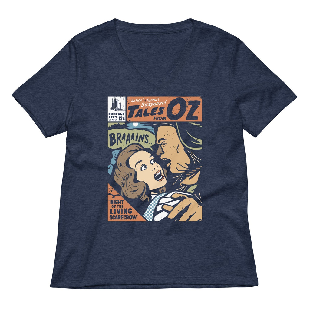 Tales From Oz Women's V-Neck Tee Hoodie, Sweatshirt | PureTeeCo.com (Image 2)