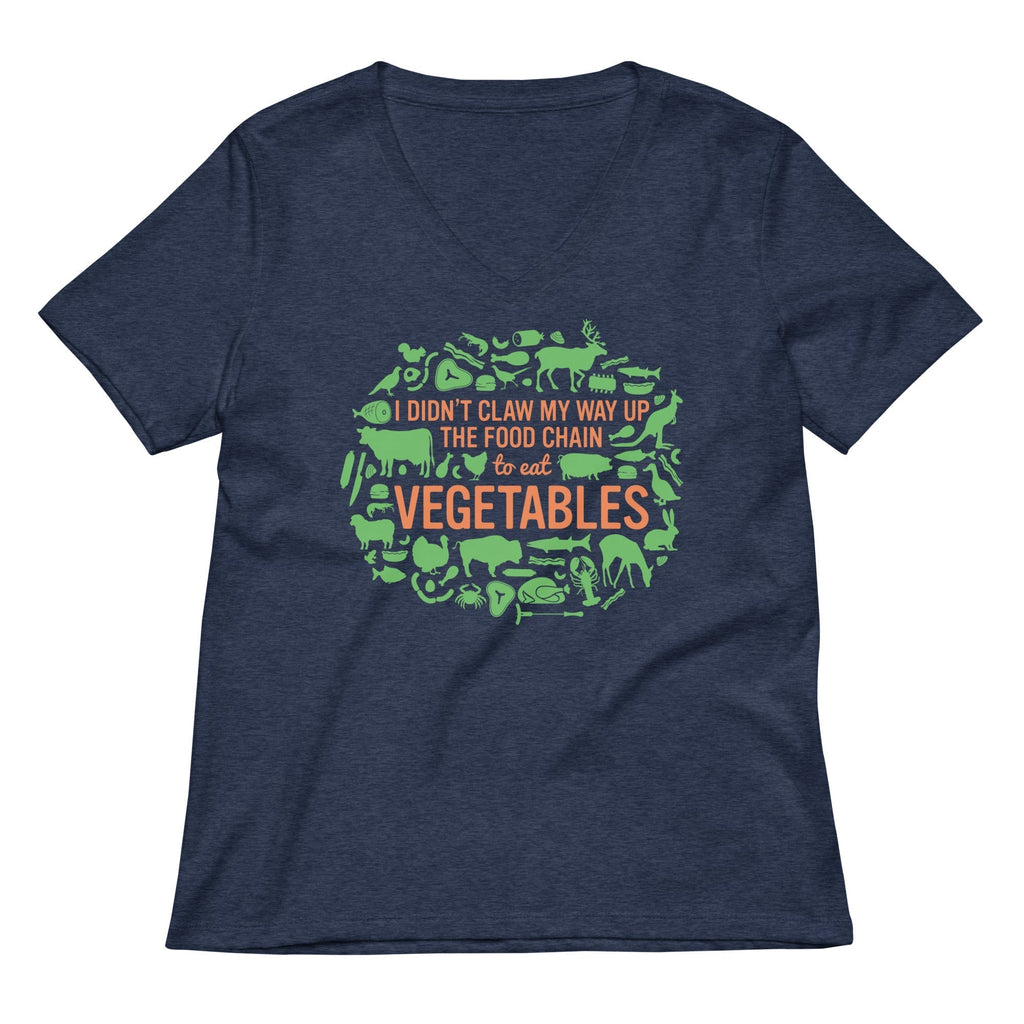 Top Of The Food Chain Women's V-Neck Tee Hoodie, Sweatshirt | PureTeeCo.com (Image 2)