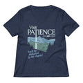 Visit Patience Colorado Women's V-Neck Tee Hoodie, Sweatshirt | PureTeeCo.com (Image 1)