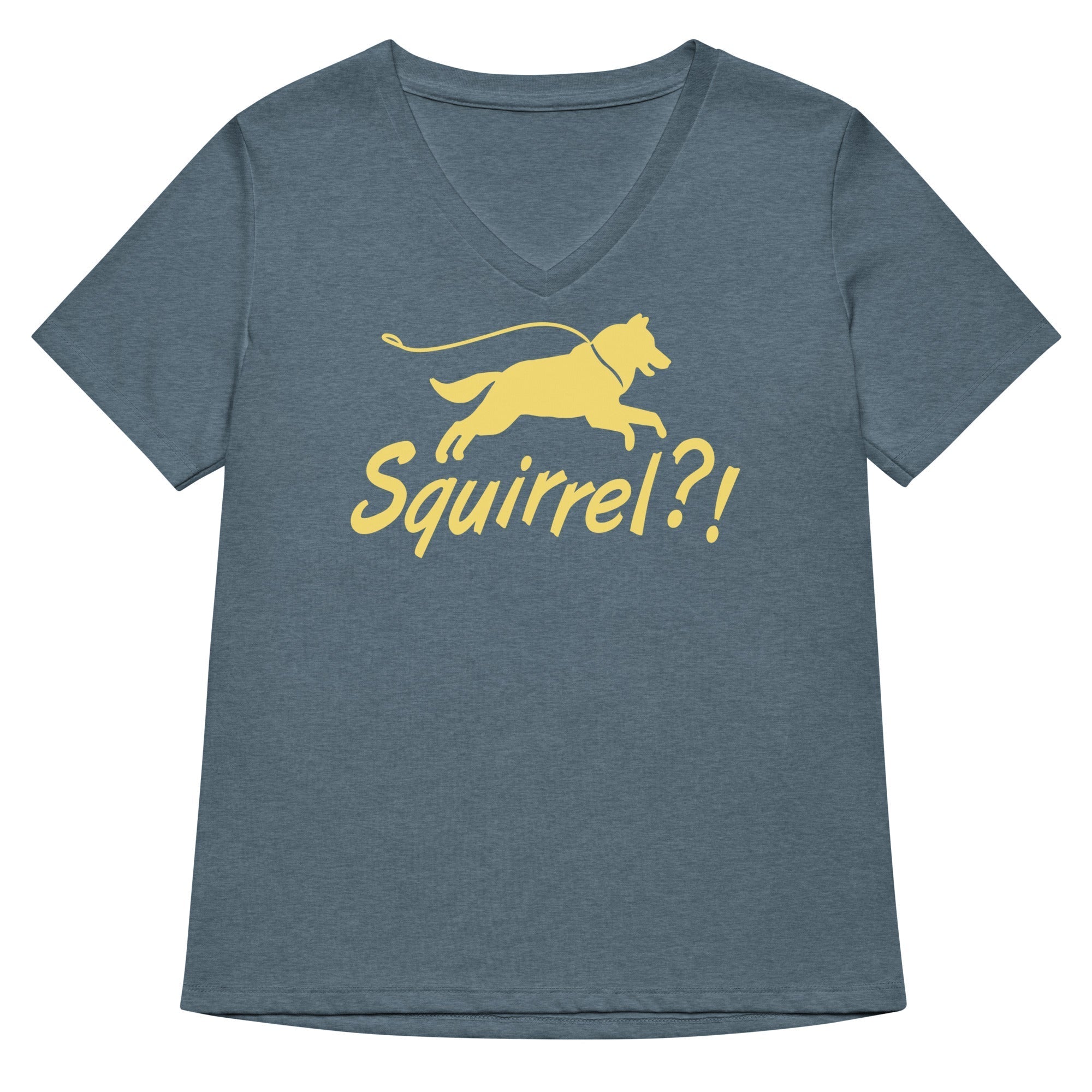 Squirrel?! Women's V-Neck Tee Hoodie, Sweatshirt | PureTeeCo.com (Image 4)