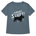Great Scott! Women's V-Neck Tee Hoodie, Sweatshirt | PureTeeCo.com (Image 1)