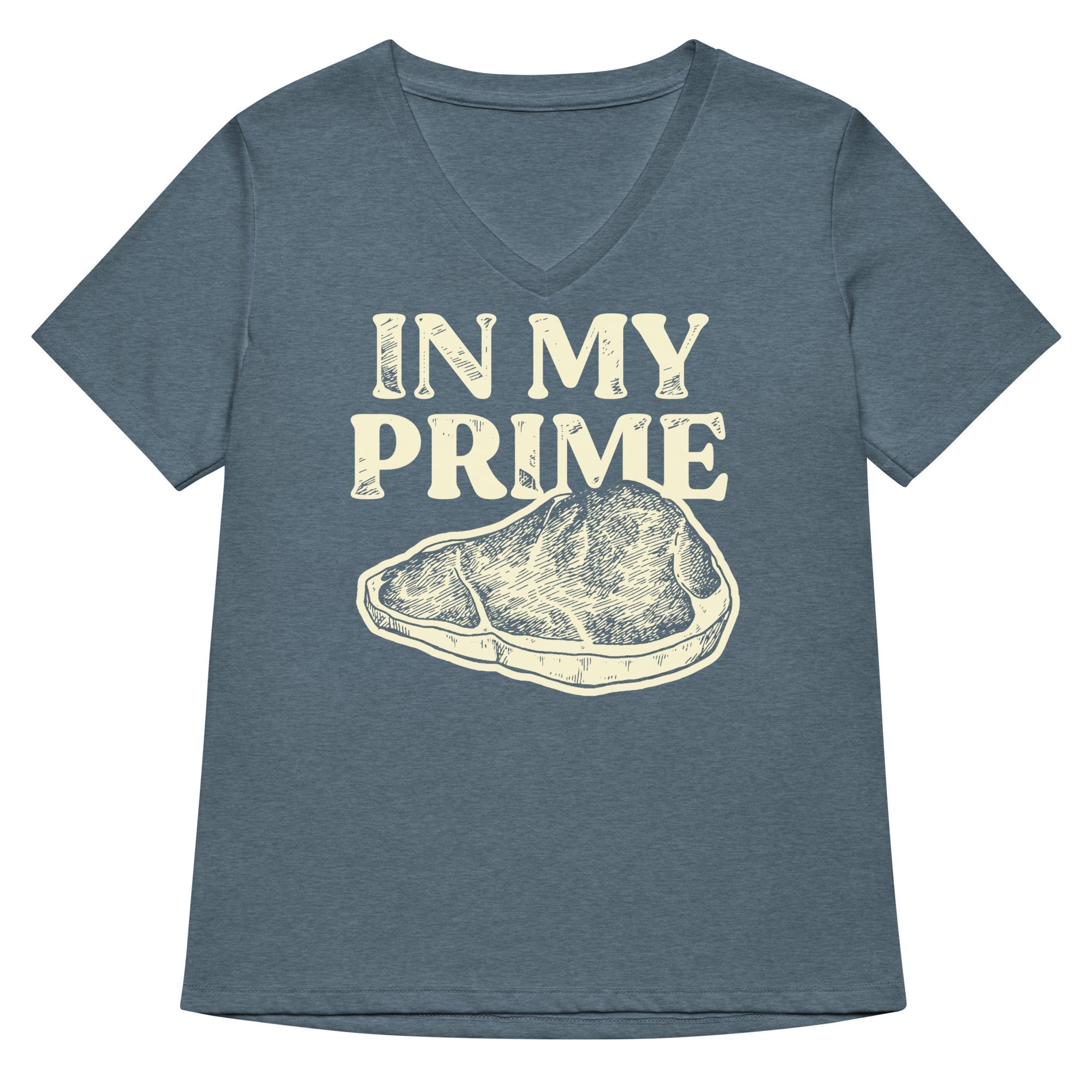 In My Prime Women's V-Neck Tee Hoodie, Sweatshirt | PureTeeCo.com (Image 5)