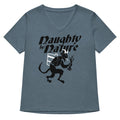 Naughty By Nature Women's V-Neck Tee Hoodie, Sweatshirt | PureTeeCo.com (Image 1)