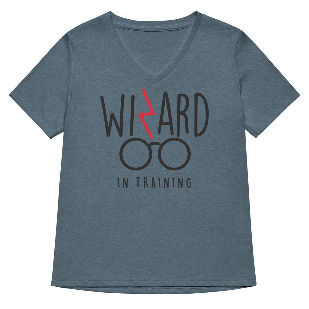Wizard In Training Women's V-Neck Tee Hoodie, Sweatshirt | PureTeeCo.com (Image 1)