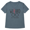 Wizard In Training Women's V-Neck Tee Hoodie, Sweatshirt | PureTeeCo.com (Image 1)