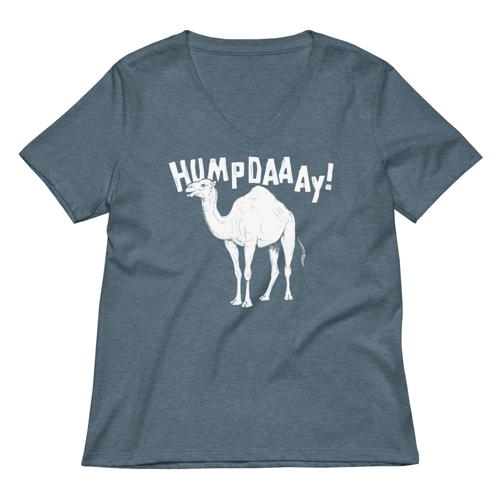 Hump Day! Women's V-Neck Tee Hoodie, Sweatshirt | PureTeeCo.com (Image 4)