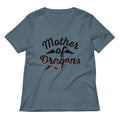 Mother Of Dragons Women's V-Neck Tee Hoodie, Sweatshirt | PureTeeCo.com (Image 1)