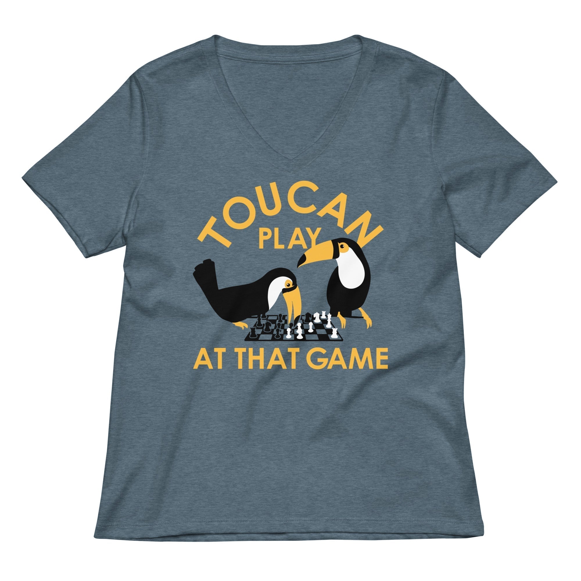 Toucan Play At That Game Women's V-Neck Tee Hoodie, Sweatshirt | PureTeeCo.com (Image 2)
