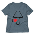 I Love Lamp Women's V-Neck Tee Hoodie, Sweatshirt | PureTeeCo.com (Image 1)