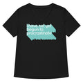 Not Begun To Procrastinate Women's V-Neck Tee Hoodie, Sweatshirt | PureTeeCo.com (Image 1)