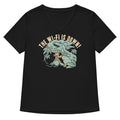 The Wi-Fi Is Down! Women's V-Neck Tee Hoodie, Sweatshirt | PureTeeCo.com (Image 1)