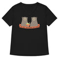 You Don't Win Friends With Salad Women's V-Neck Tee Hoodie, Sweatshirt | PureTeeCo.com (Image 1)