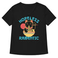 Hopeless Ramentic Women's V-Neck Tee Hoodie, Sweatshirt | PureTeeCo.com (Image 1)