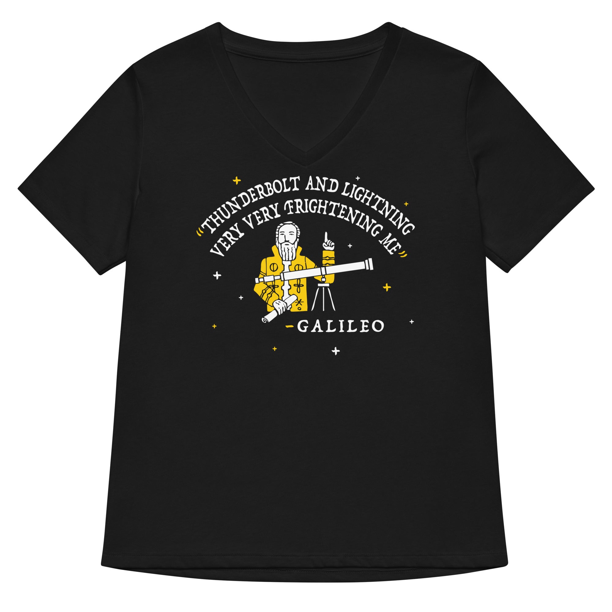 Thunderbolt And Lightning Women's V-Neck Tee Hoodie, Sweatshirt | PureTeeCo.com (Image 1)