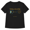Total Eclipse Of The Heart Women's V-Neck Tee Hoodie, Sweatshirt | PureTeeCo.com (Image 1)