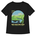 Never Never National Park Women's V-Neck Tee Hoodie, Sweatshirt | PureTeeCo.com (Image 1)