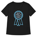 Most Likely To Leave Early Women's V-Neck Tee Hoodie, Sweatshirt | PureTeeCo.com (Image 1)