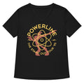 Powerline Women's V-Neck Tee Hoodie, Sweatshirt | PureTeeCo.com (Image 1)