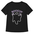 Boozin' Women's V-Neck Tee Hoodie, Sweatshirt | PureTeeCo.com (Image 1)