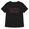 Waffles & Things Women's V-Neck Tee Hoodie, Sweatshirt | PureTeeCo.com (Image 1)