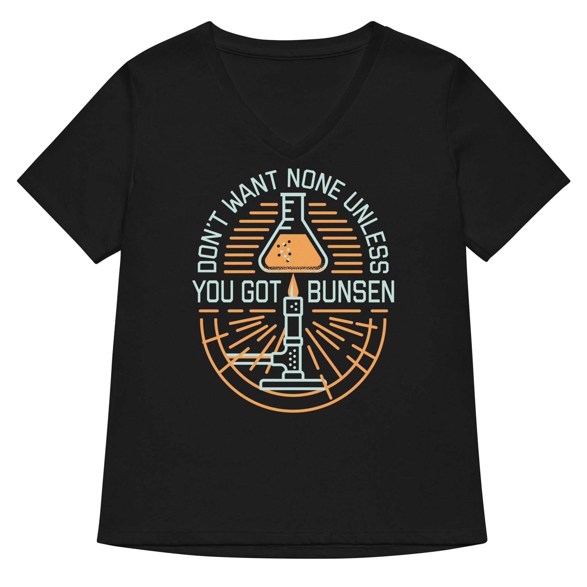Don't Want None Unless You Got Bunsen Women's V-Neck Tee Hoodie, Sweatshirt | PureTeeCo.com (Image 3)