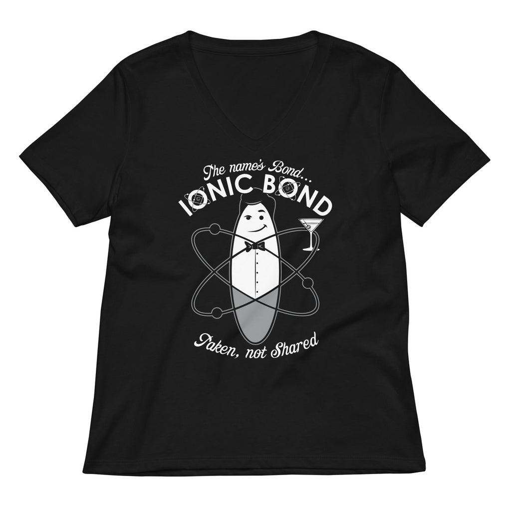 The Name's Bond, Ionic Bond Women's V-Neck Tee Hoodie, Sweatshirt | PureTeeCo.com (Image 1)