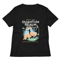 Visit The Quantum Realm Women's V-Neck Tee Hoodie, Sweatshirt | PureTeeCo.com (Image 1)