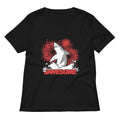 Jawesome! Women's V-Neck Tee Hoodie, Sweatshirt | PureTeeCo.com (Image 1)