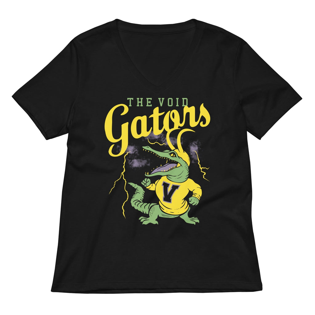 The Void Gators Women's V-Neck Tee Hoodie, Sweatshirt | PureTeeCo.com (Image 1)