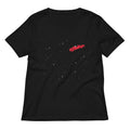 Space Road Women's V-Neck Tee Hoodie, Sweatshirt | PureTeeCo.com (Image 1)