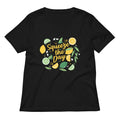 Squeeze The Day Women's V-Neck Tee Hoodie, Sweatshirt | PureTeeCo.com (Image 1)