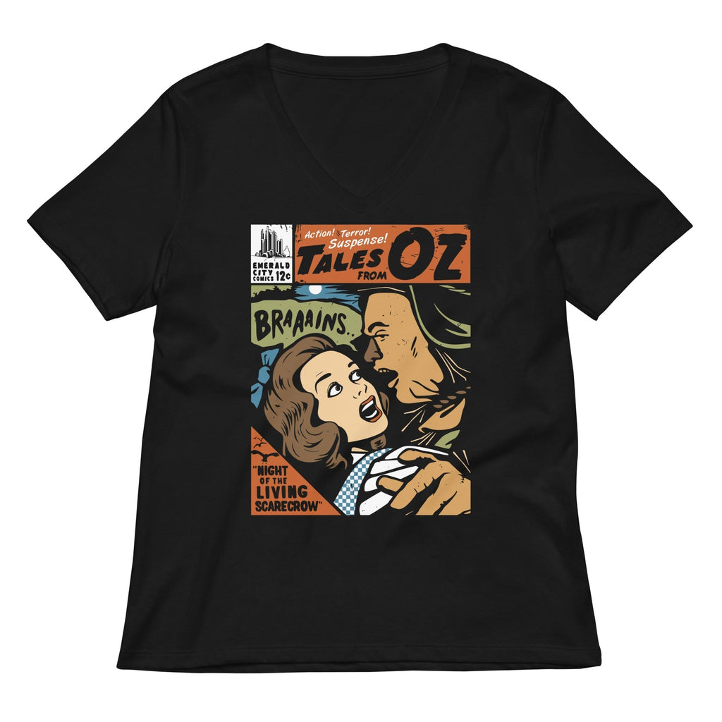Tales From Oz Women's V-Neck Tee Hoodie, Sweatshirt | PureTeeCo.com (Image 1)