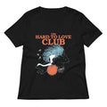 The Hard To Love Club Women's V-Neck Tee Hoodie, Sweatshirt | PureTeeCo.com (Image 1)