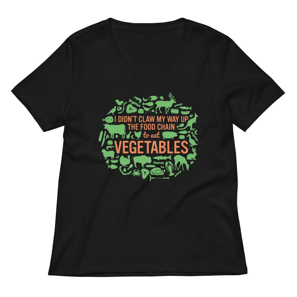 Top Of The Food Chain Women's V-Neck Tee Hoodie, Sweatshirt | PureTeeCo.com (Image 1)